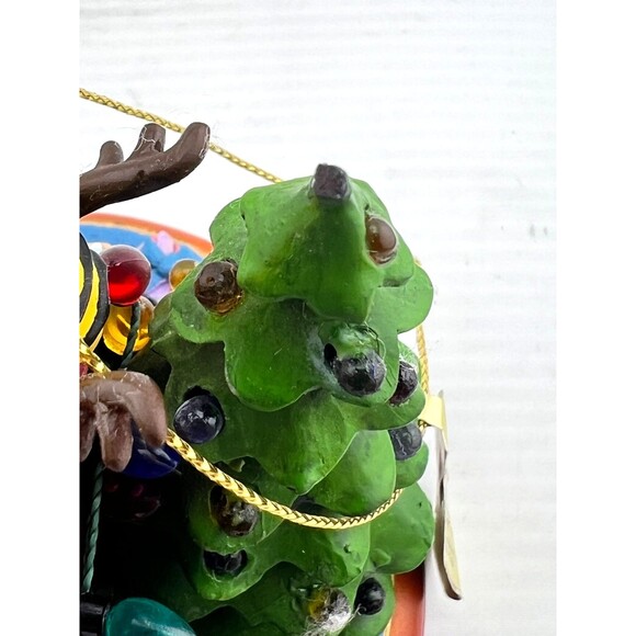 SIMPSONS Bradford Christmas Tree Ornament Illuminated “Finishing Touch” Homer - Picture 5 of 9